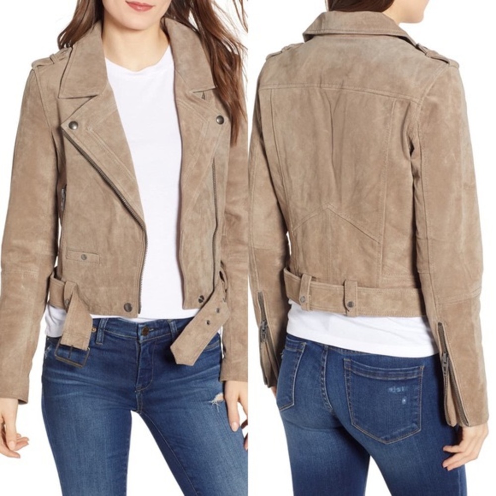 BLANKNYC Suede Moto Jacket